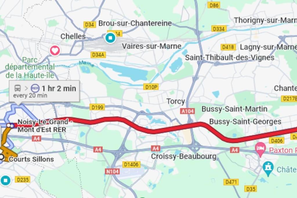 Charme & Confort T2 Lumineux Entre Paris And Disney 马恩河畔维列 外观 照片