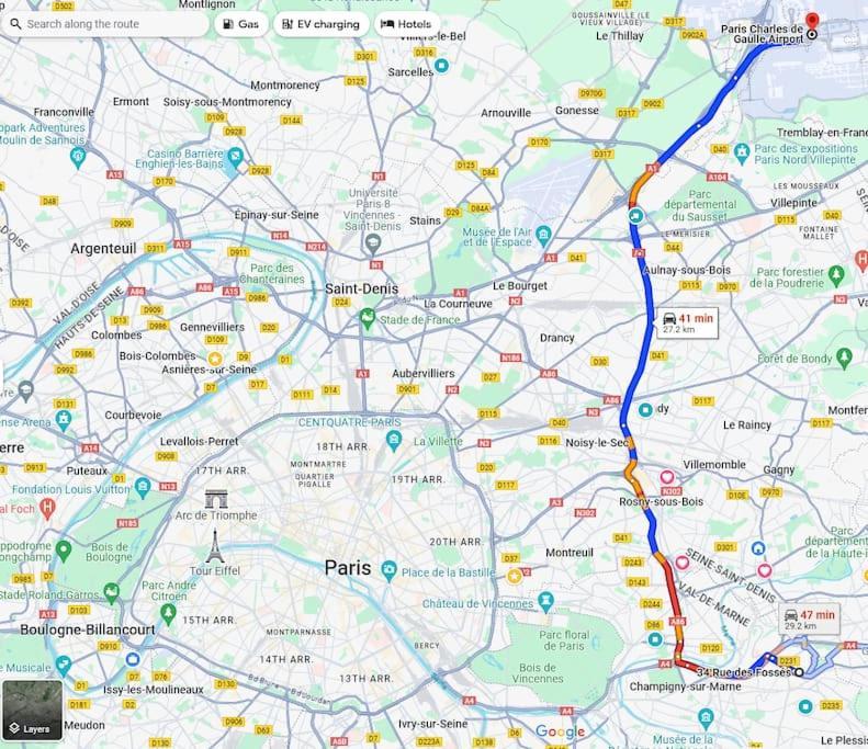 Charme & Confort T2 Lumineux Entre Paris And Disney 马恩河畔维列 外观 照片